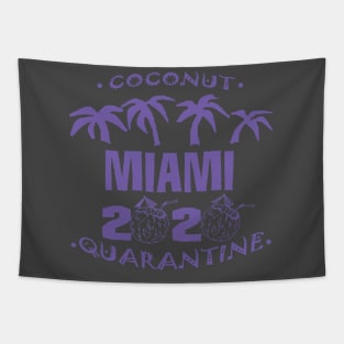 Coconut Quarantine - Miami Tapestry