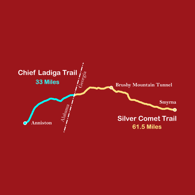 Silver Comet and Chief Ladiga Rail Trail by numpdog