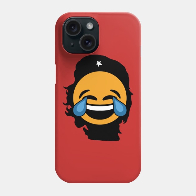 Che Guevara Crying Emoji Phone Case by dumbshirts