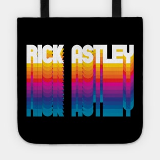 Retro Rick Proud Name Personalized Gift Rainbow Style Tote