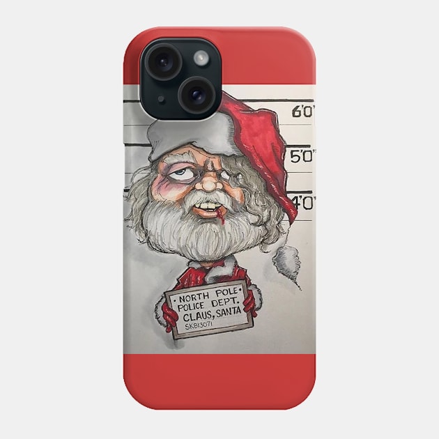 Dirty Santa Phone Case by Thalohalo