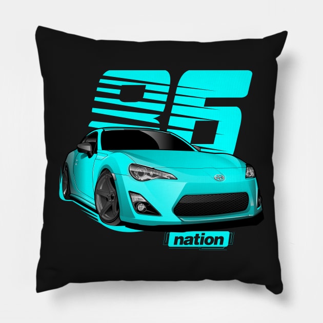 GT 86 Pillow by aredie19