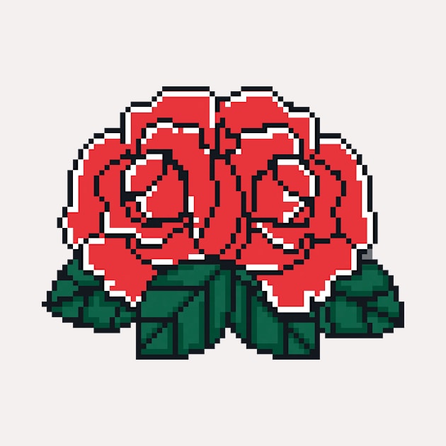 pixel roses by Gaspar987