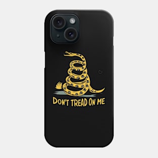 Don't trade on me , Gadsden flag snake freedom design Phone Case