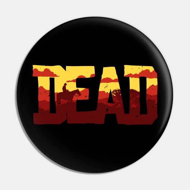 Red Dead Pin by art_by_suzie