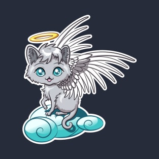 Chibi Angel Cat T-Shirt