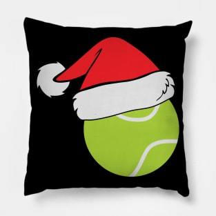 Tennis Santa hat Tennis Lover Christmas Gift Pillow