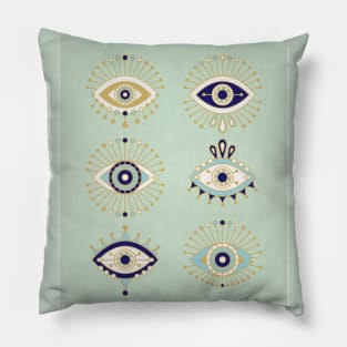 evil eyes Pillow