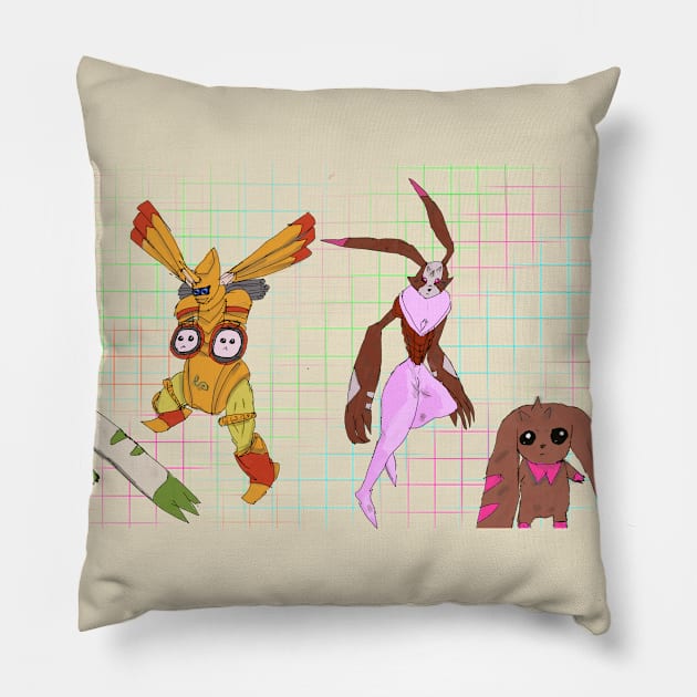 Bunnies Pillow by mattmall