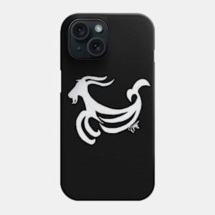 Zodiac - Capricorn (neg image) Phone Case