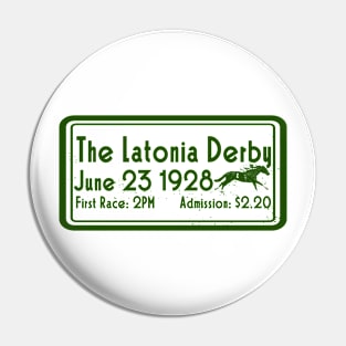 Latonia Derby 1928 Pin