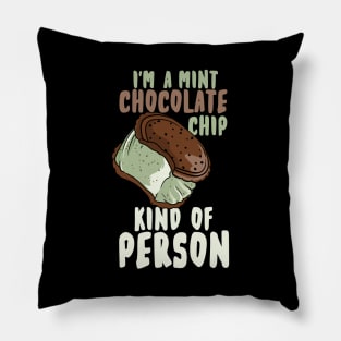 Mint Chocolate Chip Pillow