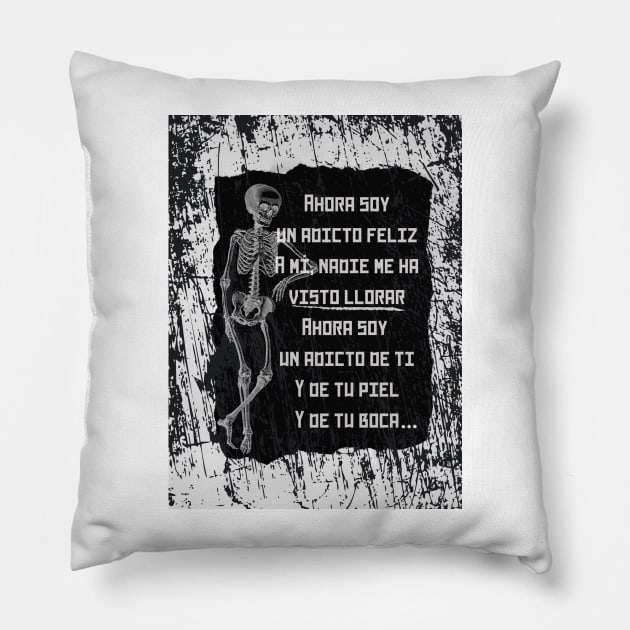 Spanish songs. I am a happy addict. Rob Iniesta. Rock in Spanish. Pillow by Rebeldía Pura