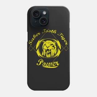 Saber Tooth Tiger Power Phone Case