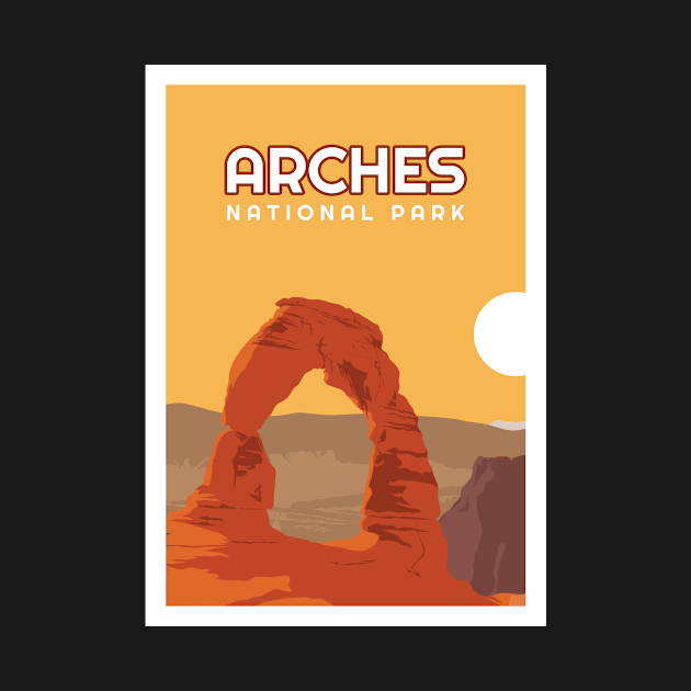 Arches National Park T Shirt Delicate Arch Utah Gift by Master_of_shirts