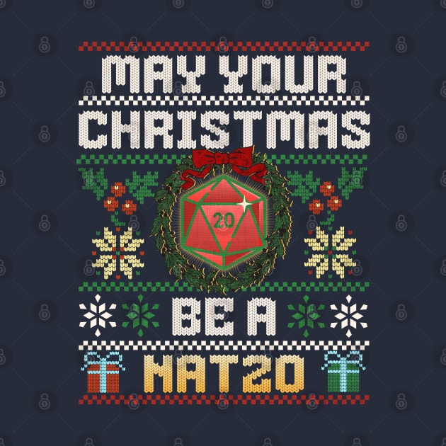 May Your Christmas Be A Nat20 by mythikcreationz