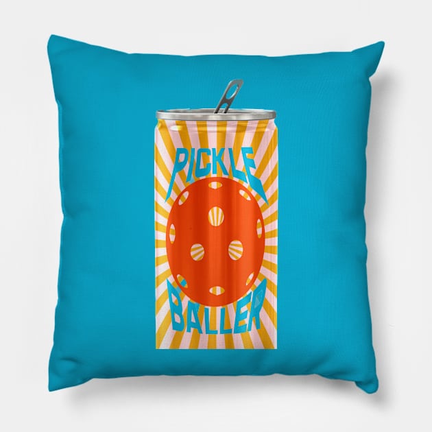 Pickleballer Can Pillow by OKObjects