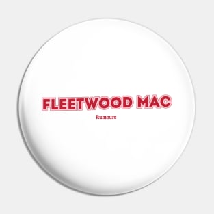 Fleetwood Mac Rumours Pin