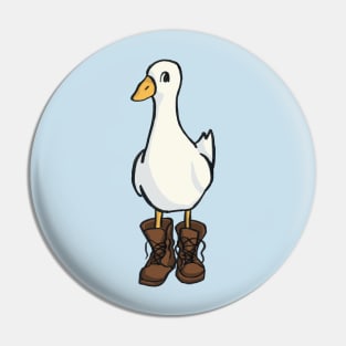 Goose in Boots Pin