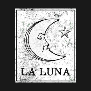 La Luna Loteria Mexican Tarot Card T-Shirt