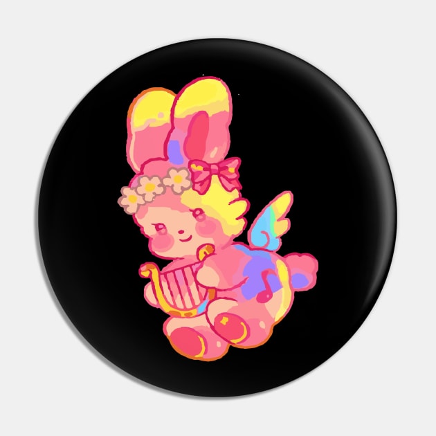 cute little bunny music angel cute baby bunny Pin by lazykitty