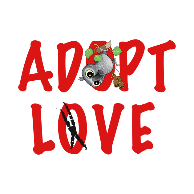 Adopt Love - Mr. Congo, the Congo African Grey! by HappyWings