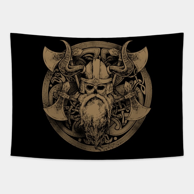 Viking Warrior Tapestry by akawork280