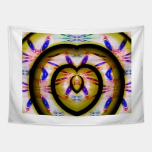 Apo Tech Painted Banana Hearts Tapestry