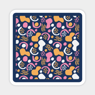 Summer shapes pattern I Magnet