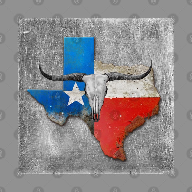 Longhorn Texas Map by Dual Rogue