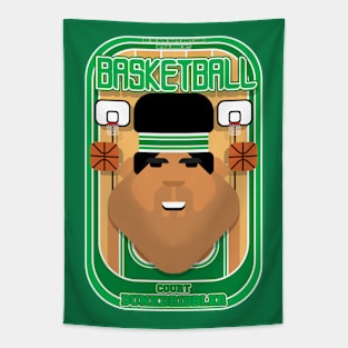 Basketball Green - Court Dunkdribbler - Seba version Tapestry