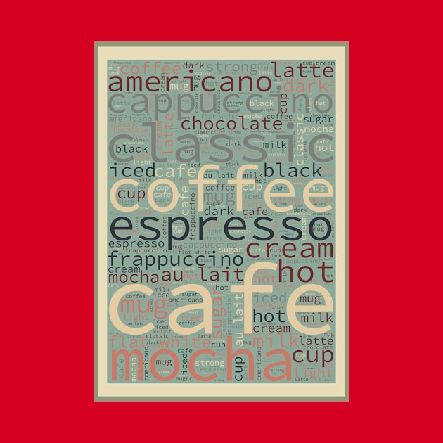 Coffee Menu Word Art by xposedbydesign