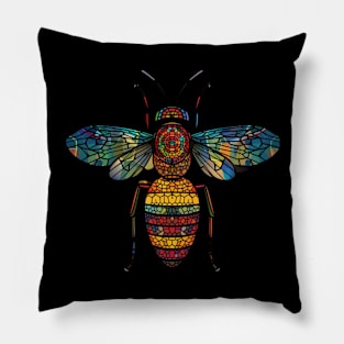 Bee Hive Architecture Pillow