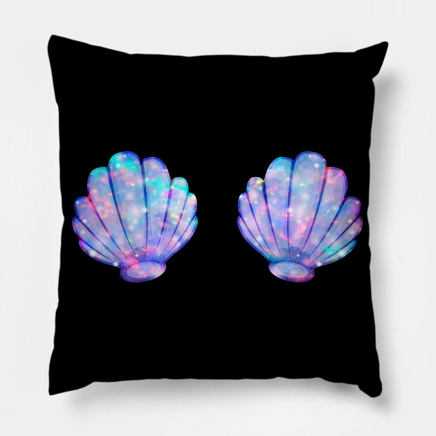 mermaid shell cushion