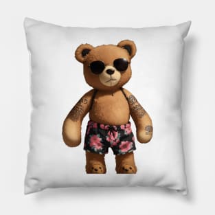 Summer Teddy - André Vieira Pillow