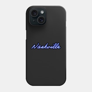 Neon Nashville - Blue Phone Case