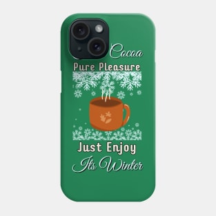 Winter Warmth: Hot Cocoa Delight Phone Case