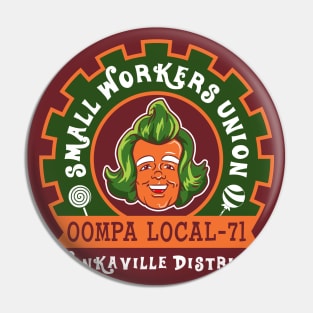 Small Workers Union Pin