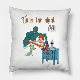 Twas the night halloween Pillow