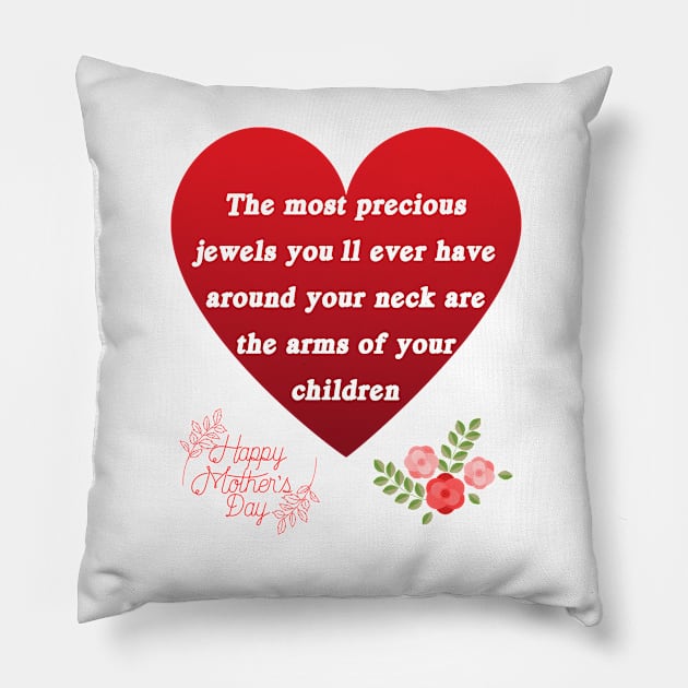 mothers day Pillow by Mdath