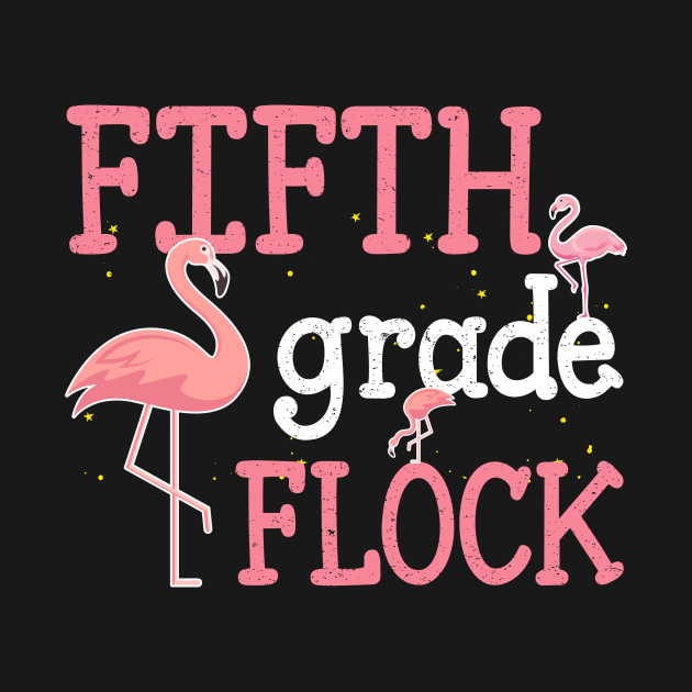 Flamingo 5th Fifth Grade Back To School by kateeleone97023