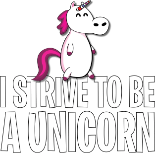 I strive to be a unicorn Magnet