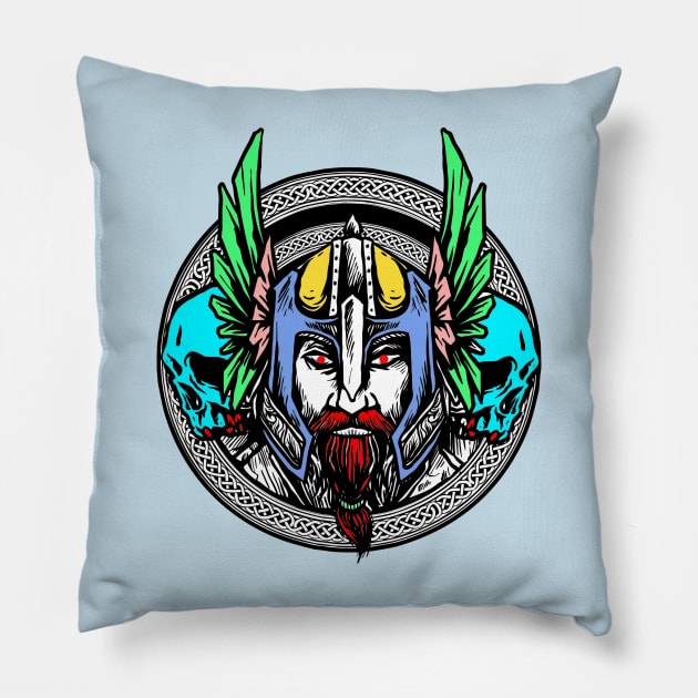 ERIK THE REDBEARD VIKING Pillow by sailorsam1805