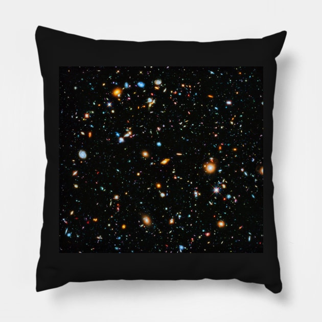 Hubble Extreme Deep Field Pillow by RockettGraph1cs