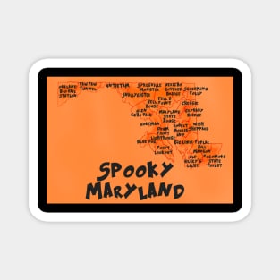 Spooky Maryland Magnet