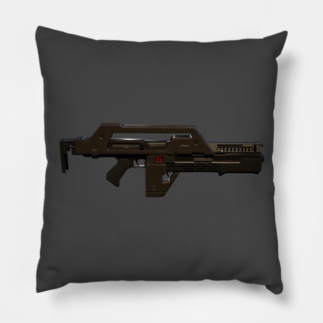 Pulse Rifle Pillow by CCDesign