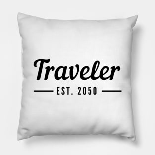 Traveler (Est. 2050) Pillow