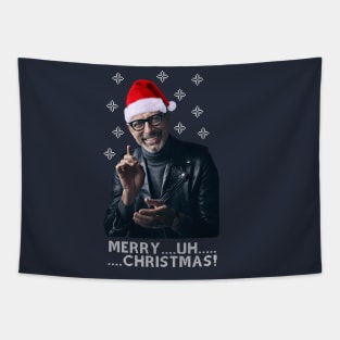 Jeff Goldblum Merry Uh Christmas Tapestry