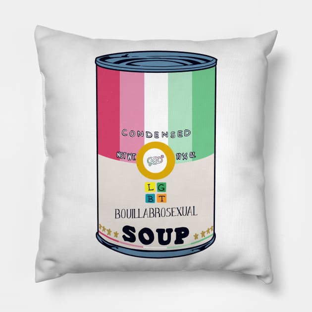 Bouillabrosexual Pillow by CosmicFlyer