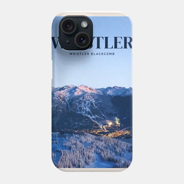 Visit Whistler Phone Case by Mercury Club